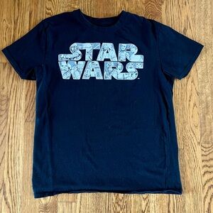 Disney Star Wars Mens Small Black Shirt Top Tee Yoda Luke Skywalker Darth Vader